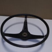 1971 Charger, Road Runner, GTX, Super Bee Standard 3 Spoke Steering Wheel Black 40256x9, 3575267 - Image 4