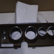 1971 1972 Charger, GTX, Road Runner, Super Bee Rally Dash Wood Grain Bezel "Radio Delete" Dash Face Plate 2985157 - Image 3