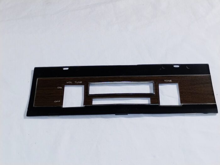 1968 1969 Dodge Coronet, Coronet R/T, Coronet 500, Plymouth GTX, Road Runner, Dash Radio Face Plate 2984075 - Image 3