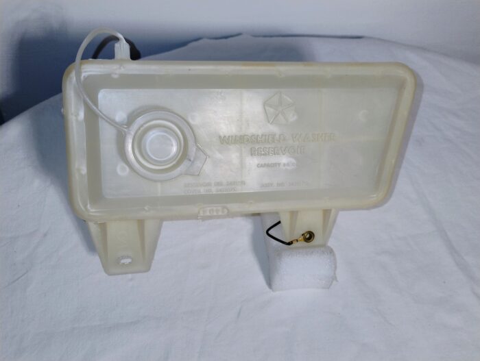 1973 1974 Plymouth Road Runner, Windshield Washer Bottle / Reservoir W/ Pump 3431691 - Image 3