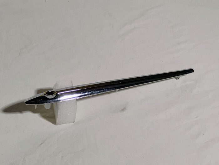 1973 Plymouth Fury, Front Hood, Ornament / Emblem Chrome Base 3672811 - Image 3