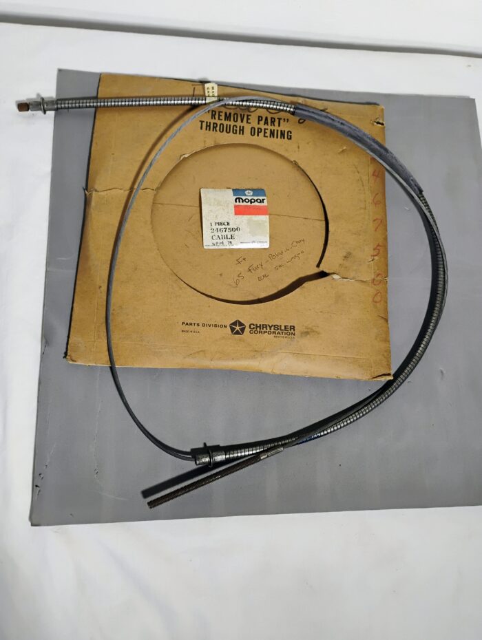 1965 Plymouth Fury, Dodge Polara, Monaco, Chrysler 300, Newport, New Yorker, Front Emergency Brake Cable 2467500