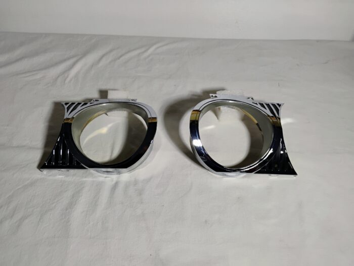 1964 Dodge 330, 440, Polara, Polara 500, Front Grill Extensions / Inner Head Light / Lamp Bezels 2417524, 2417525 - Image 4