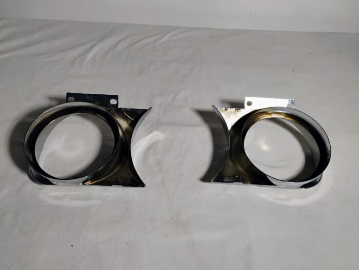 1964 Dodge 330, 440, Polara, Polara 500, Front Grill Extensions / Inner Head Light / Lamp Bezels 2417524, 2417525 - Image 9