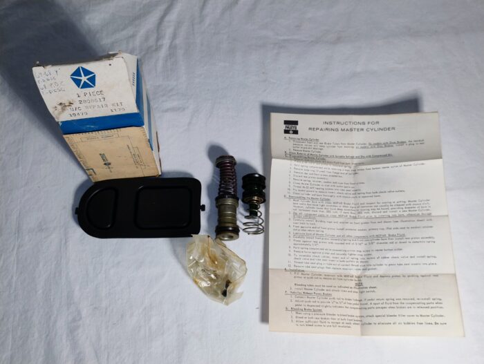 1968 1969 Chrysler 300, Newport, New Yorker, Fury, Monaco, Polara,  Brake Master Cylinder, Repair Kit 2808617