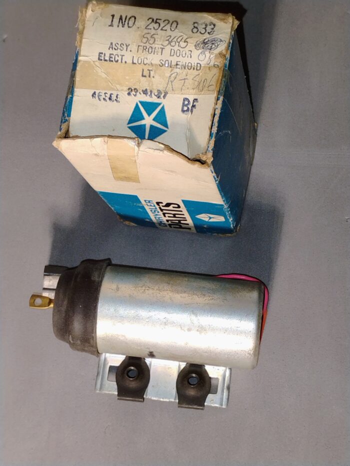 1965 1966 1967 1968 1969 1970 1971 1972 1973 Fury, Polara, Monaco, Chrysler Newport, New Yorker, Imperial, Power Door Lock Solenoid 2520833, S/A 3695087