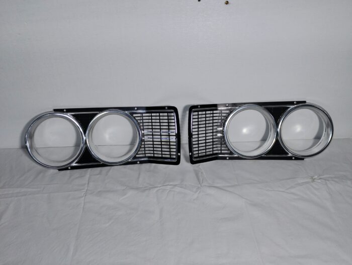 1966 Dodge Coronet, Front Headlamp / Light, Bezels / Trim Moldings 2578454, 2578455 - Image 3