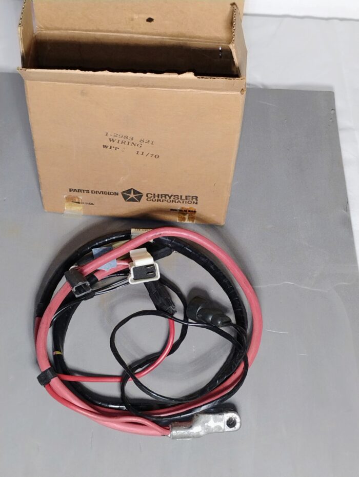 1970 Dodge Polara, Monaco, Plymouth Fury, Positive Battery Cable 2983821