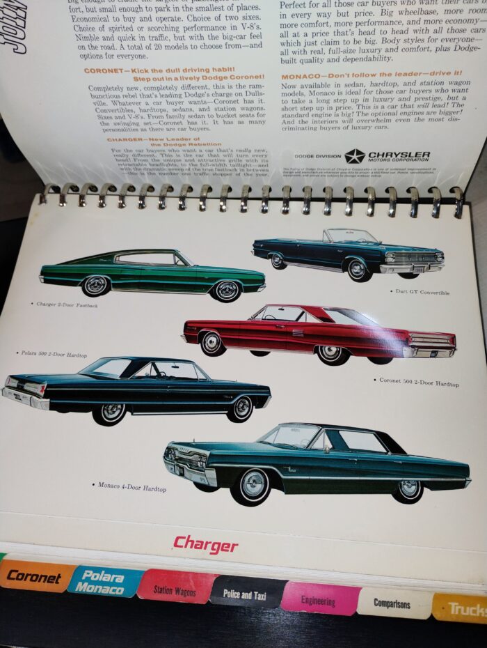 1966 Dodge Charger, Coronet, Dart, Polara, Monaco, Dealer Ship Show Room, Sale Data Books - Image 11