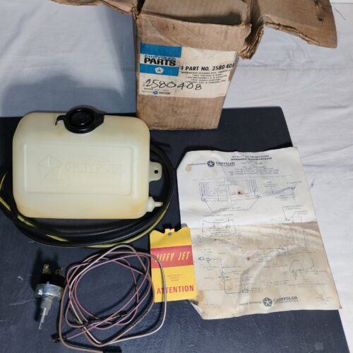 1965 Satellite, Belvedere, Coronet, Dart, Barracuda, Windshield Washer, Bottle / Reservoir, Switch, Kit 2580408