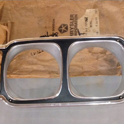 1969 Plymouth GTX, Left Front, Headlamp / Light, Bezel 2898261