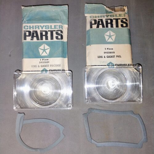 1969 Dodge Charger, Daytona, Front Turn Signal, Lenses 2932800, 2932801