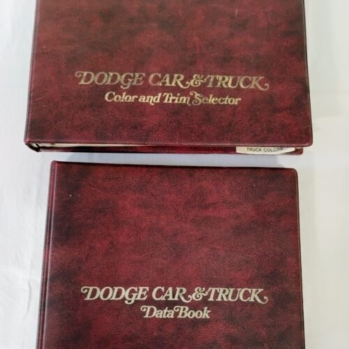 1974 Dodge Dealership Show Room Data Book & Color / Interior Book, Charger, Dart, Challenger, Coronet, Dodge Truck